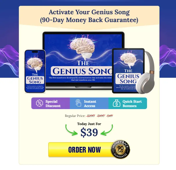 The Genius Song pricing — instant digital access for $39